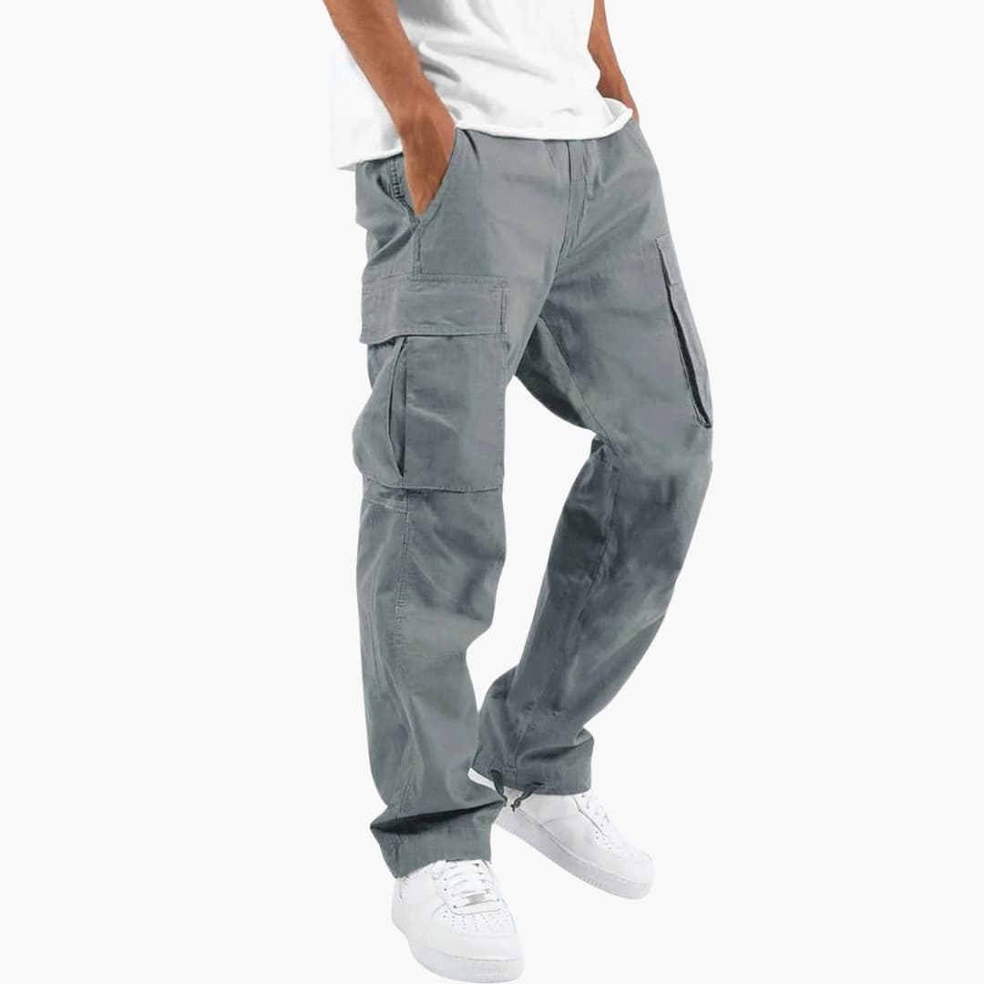 Heren Broek | Cargo | Wijde Pijpen | Herfst