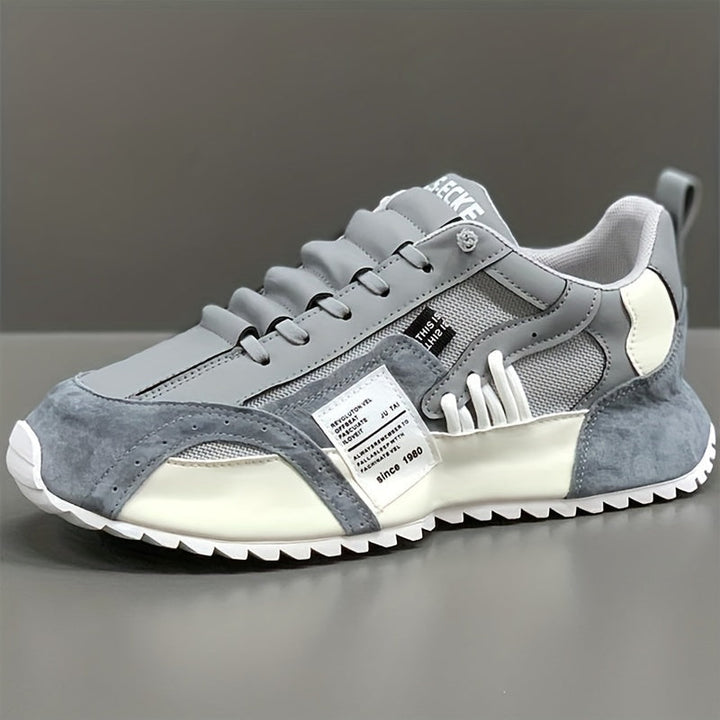 Heren Platformschoenen | Comfortabel & Trendy | Voor Wandelen & Joggen | All-Season Veterschoen