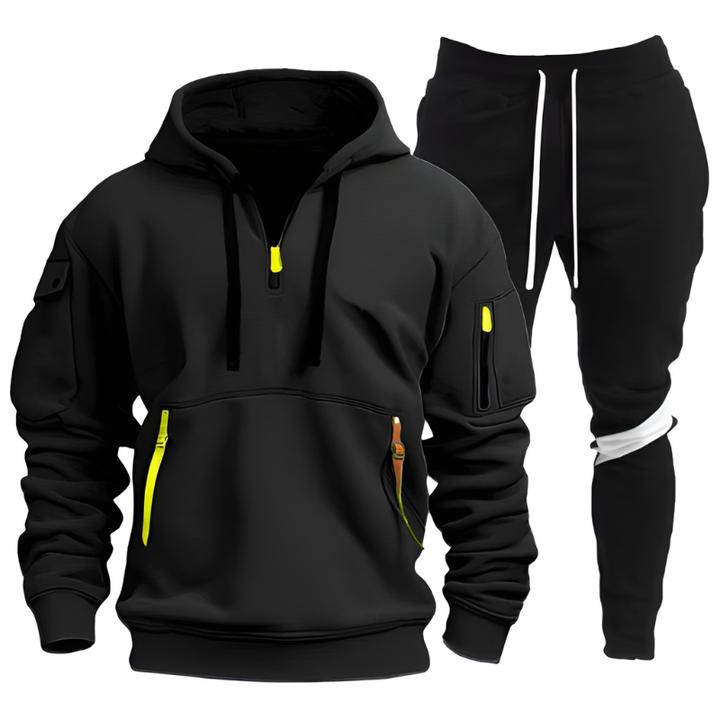 Heren set | Sportieve Hoodie & Joggingbroek | Functioneel & Warm | Winter Kleding