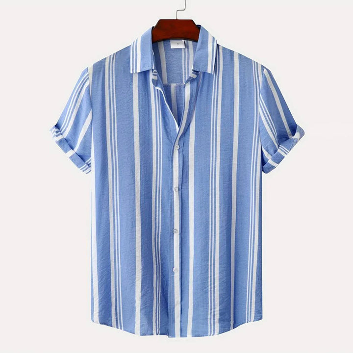 Heren Shirt | Verticale Banen | Tijdloze Stijl | Zomer