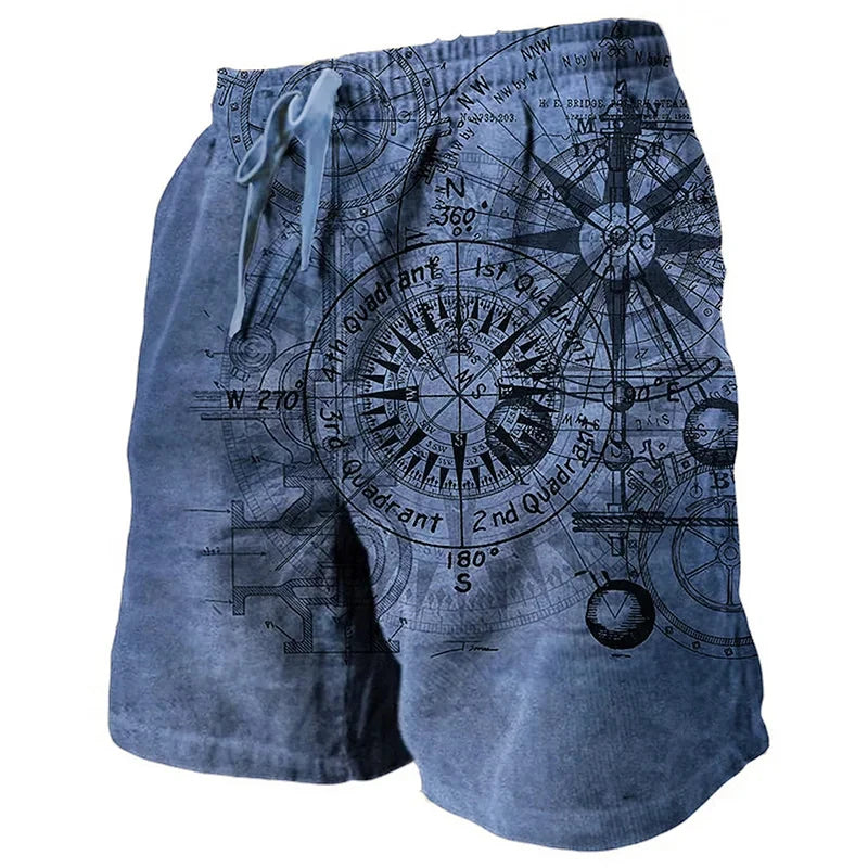 Heren Zwembroek | Retro | Trekkoord | Zomer