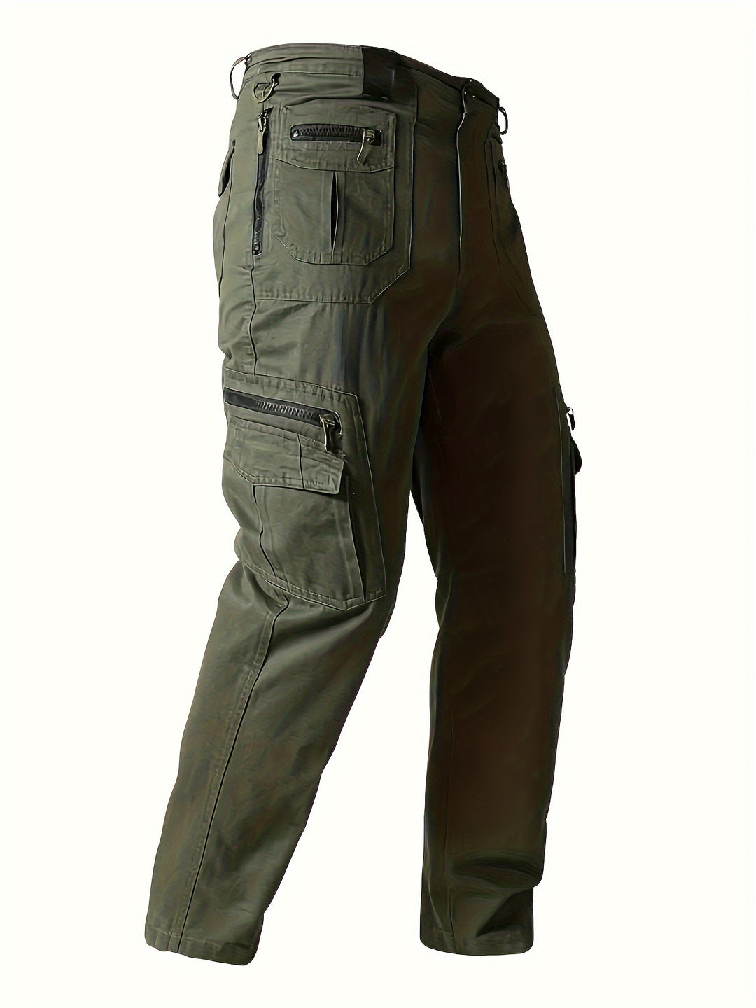 Heren Cargo Broek | 100% Katoen | Multi-zakken Ontwerp | Casual & Comfortabel voor Outdoor