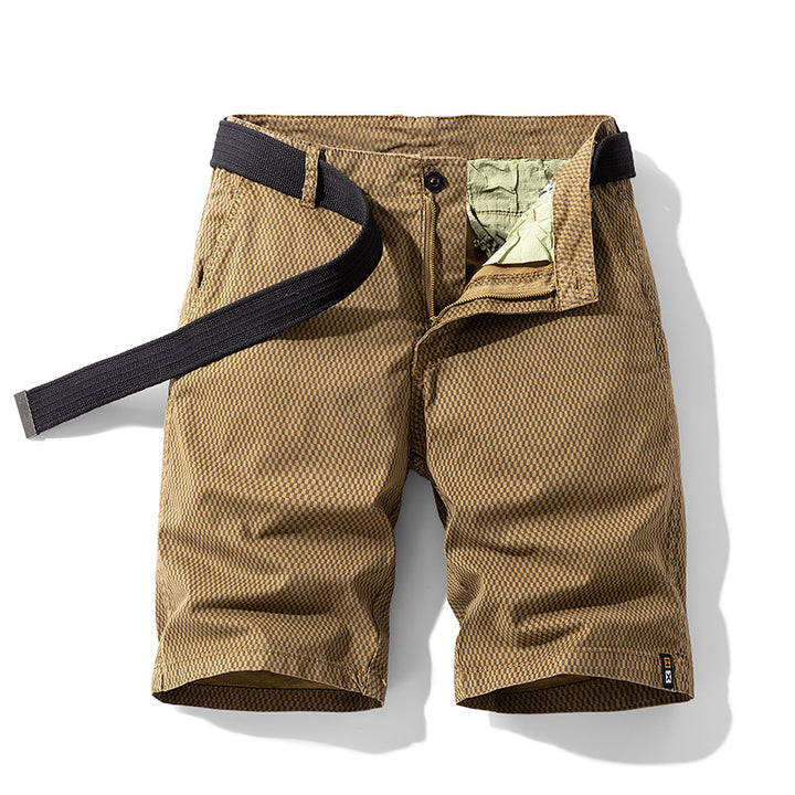 Heren Cargo Shorts | Gestreept Patroon & Normale Pasvorm | Katoenblend | Casual & Outdoor Sporten