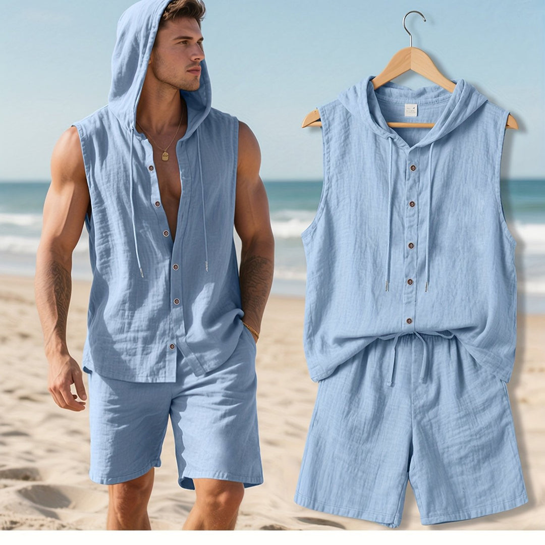 Heren Set | Casual | Met Capuchon | Zomer