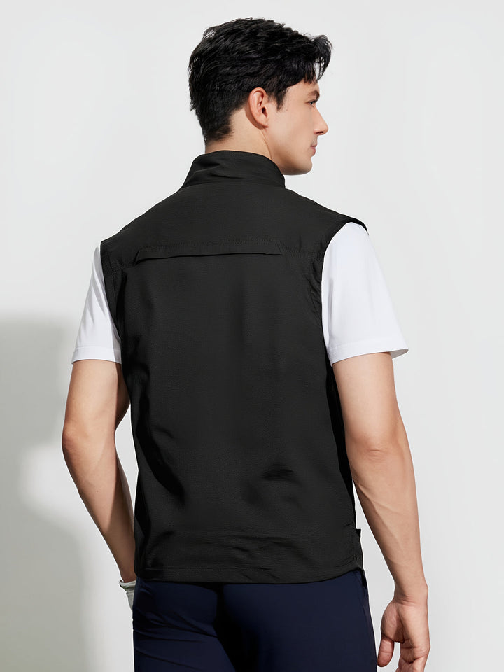 Herensvest | Sneldrogend | Mouwloos | Meerdere Zakken | Polyester