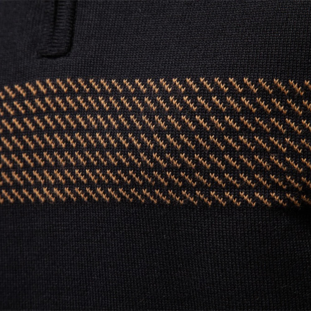 Heren Trui | Slimfit | Halve Rits | Modern