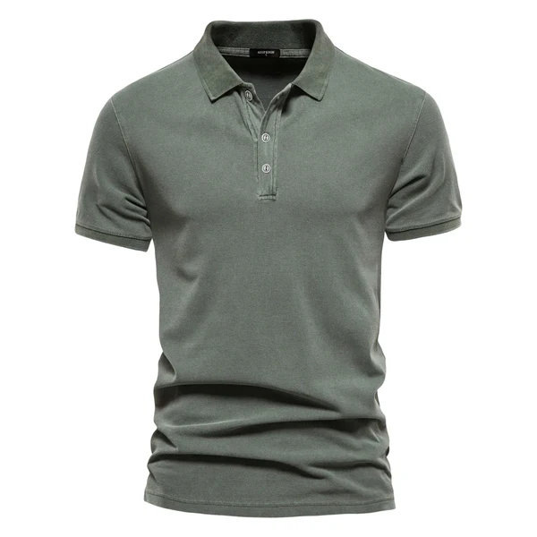 Heren Poloshirt | Ademend | Casual & Golf | Effen Kleur | Korte Mouw