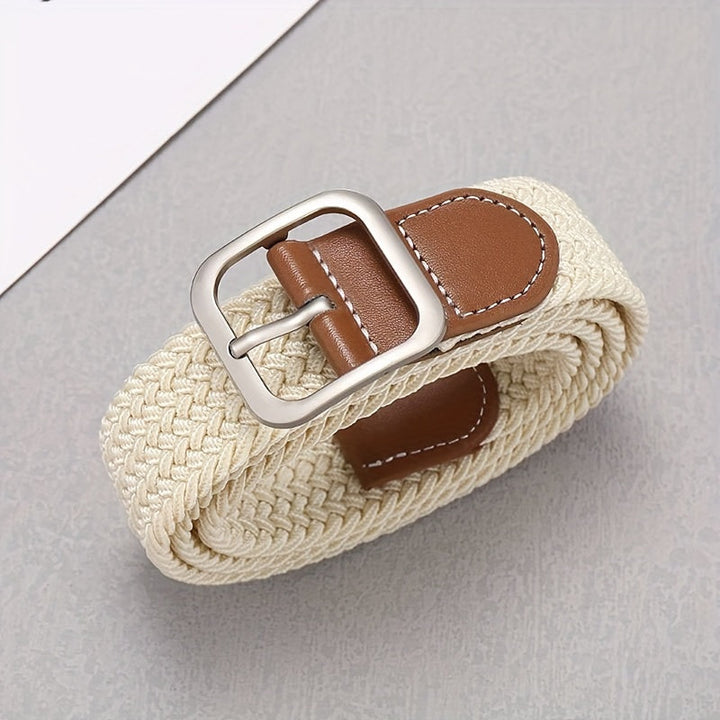 Heren Riem | Verstelbare Canvas Riem | Trendy & Duurzaam | Vierkante Gesp