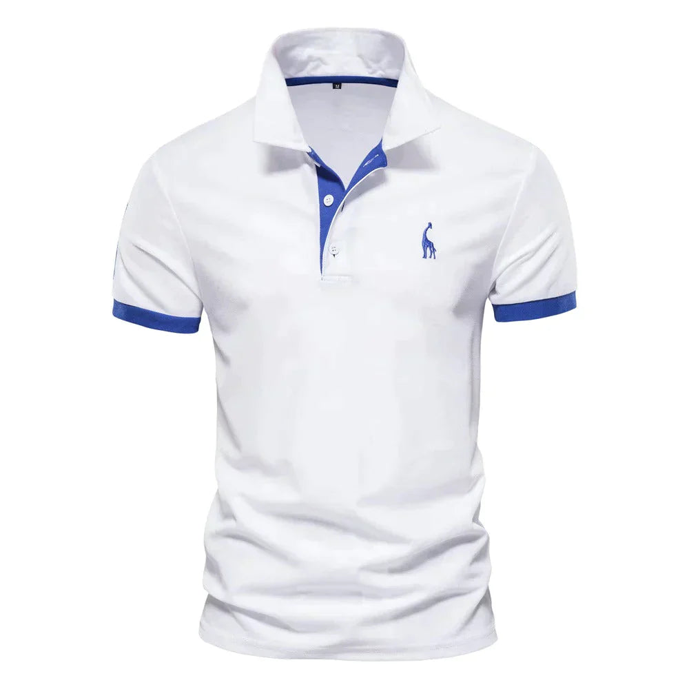 Heren Polo T-Shirt | Korte Mouwen & Kraag | Casual Zomer Polo | Katoen & Polyester