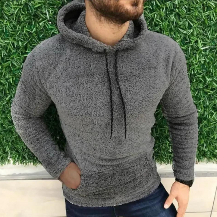 Klassieke warme hoodie voor heren met kangoeroezakken en unieke stijl | Ties