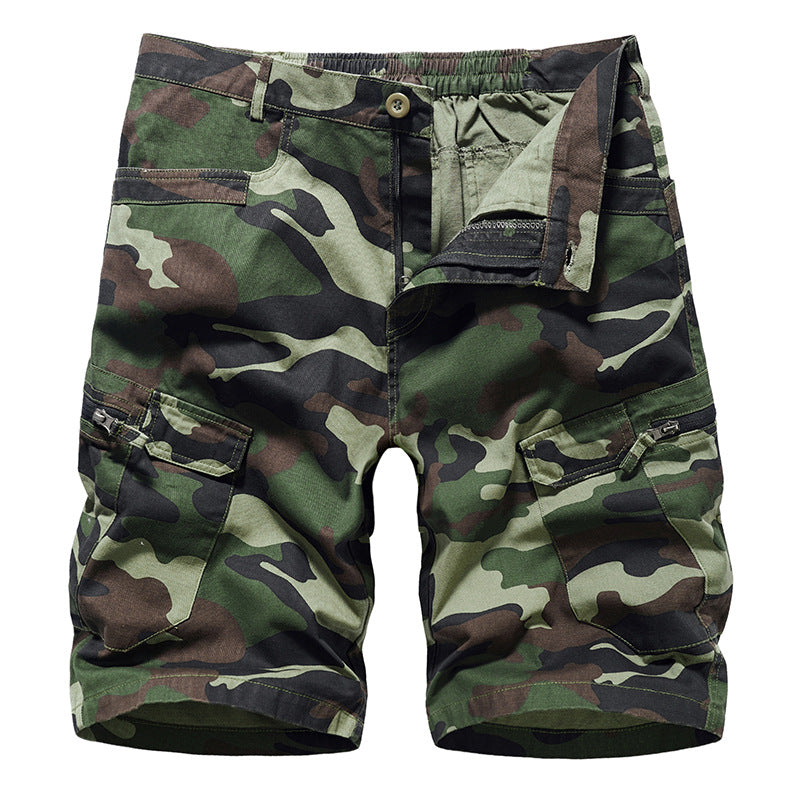Heren Cargo Shorts | Camouflage & Meerdere Zakken | Lichtgewicht Katoen | Zomer Streetstyle & Outdoor