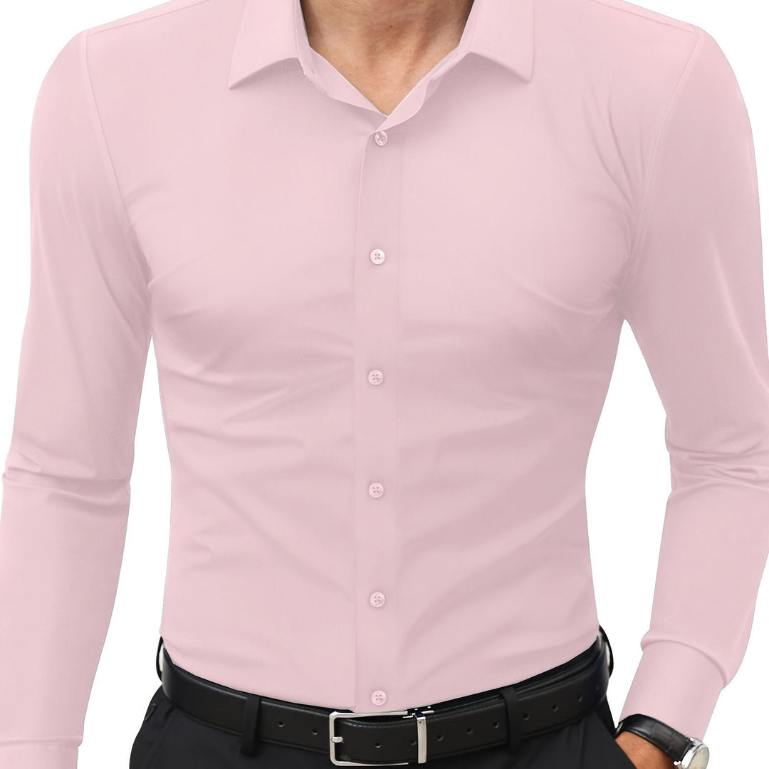 Heren Shirt | Slimfit | Lange Mouw | Zomer