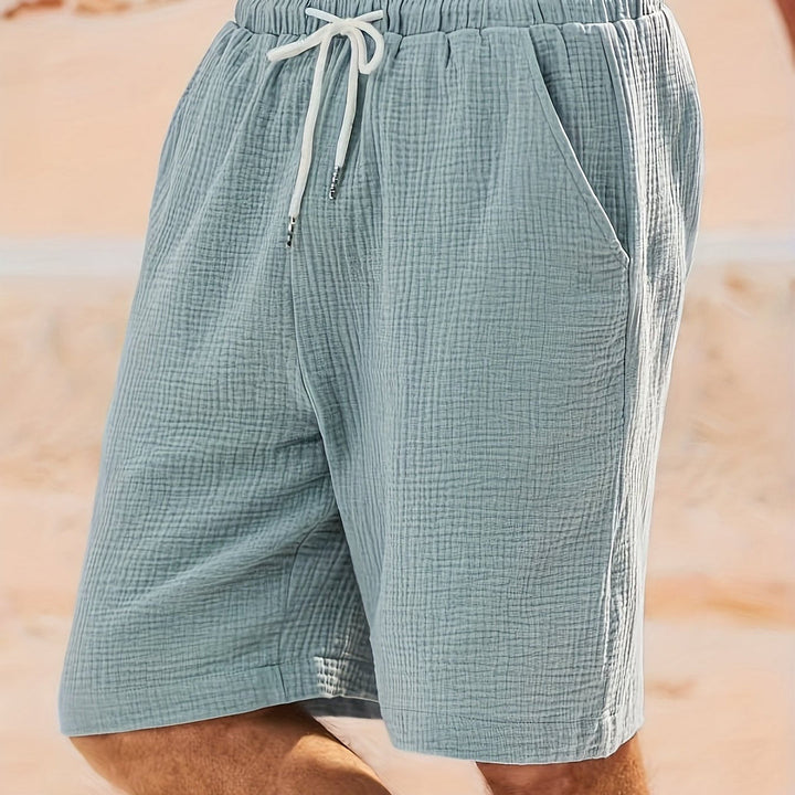 Heren Short | Straight | Trekkoord | Zomer