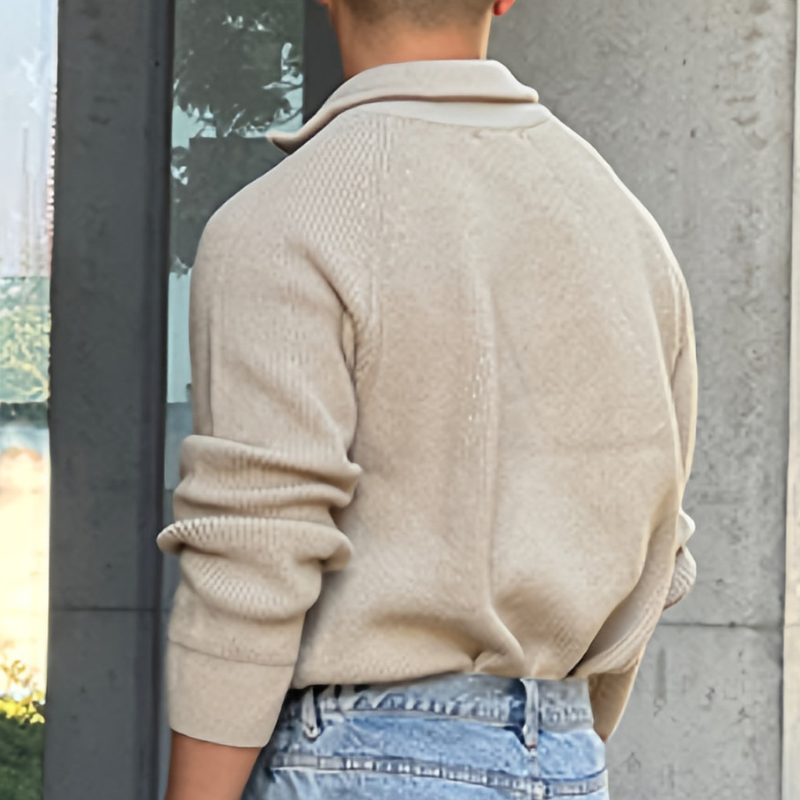 Truien Heren | Chunky Knit | Half Zip | Klassiek Design