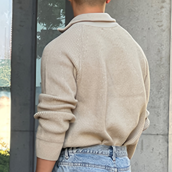 Truien Heren | Chunky Knit | Half Zip | Klassiek Design