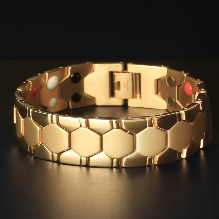 Heren Armband | Titanium Staal | Waterdicht & Verstelbaar | Stijlvol Design