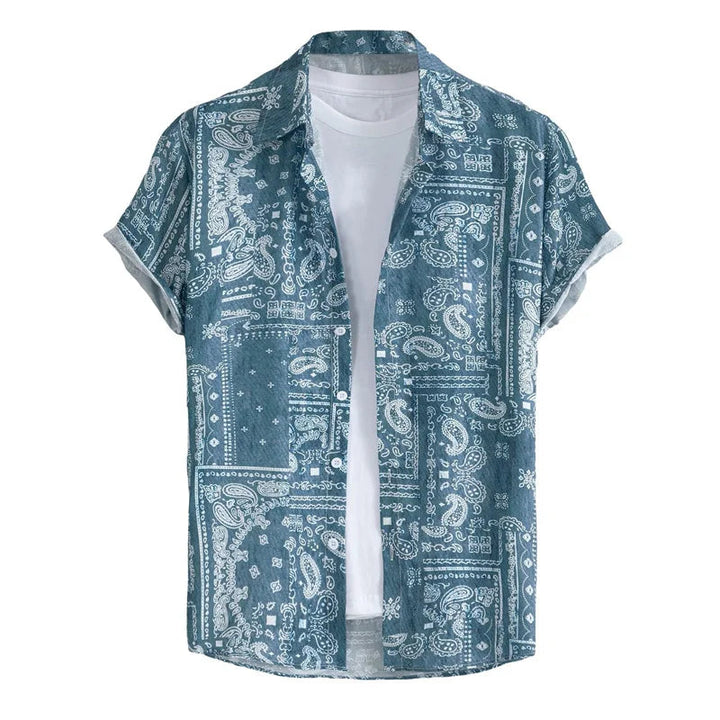 Heren Shirt | Luchtig | Knoopsluiting | Zomer