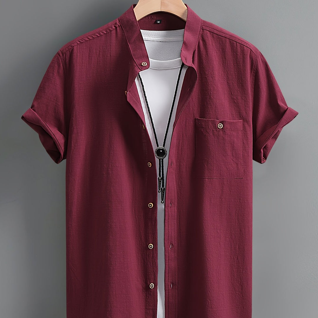 Heren Shirt | Straight | Korte Mouw | Zomer