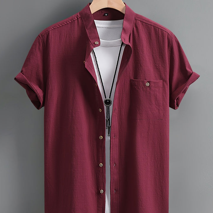 Heren Shirt | Straight | Korte Mouw | Zomer