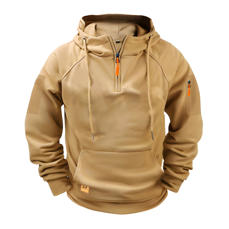 Heren Hoodie | Losse Pasvorm & Halve Rits | Comfortabel & Functioneel Kleding