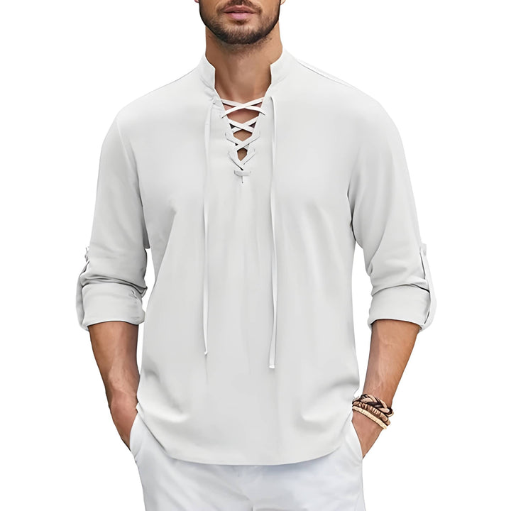 Heren Shirt | Straight Elegant | Vetersluiting | Zomer