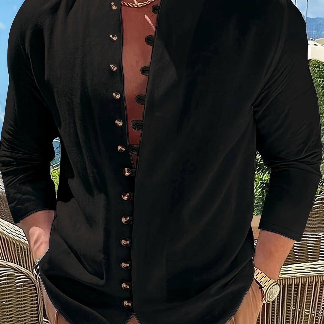 Heren Shirt | Elegant | Lange Mouw | Zomer
