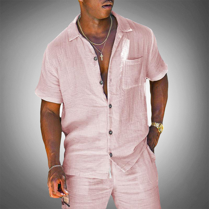 Heren Shirt | Straight | Met Knoopjes | Zomer