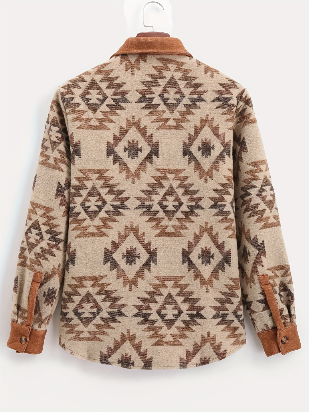 Heren Jas | Aztec Print | Casual & Klassiek | Polyester | Borstzakken