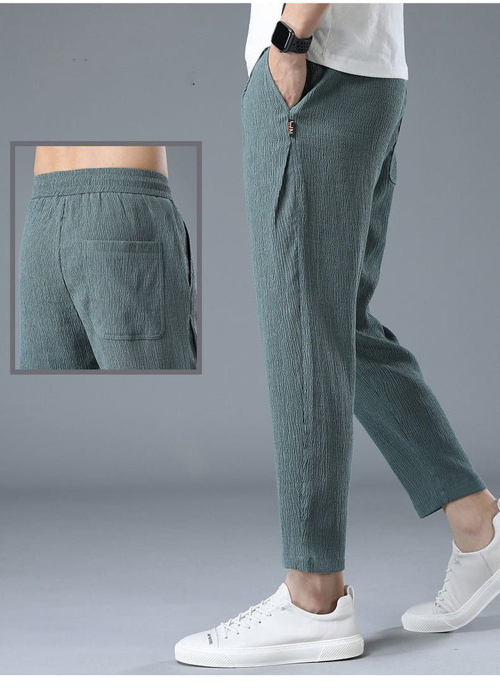 Heren Broek | Tapered Elegant | Elastische Taille | Zomer
