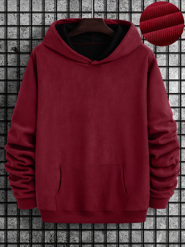 Heren Hoodie | Zacht & Warm | Losse Pasvorm | Herfst/Winter