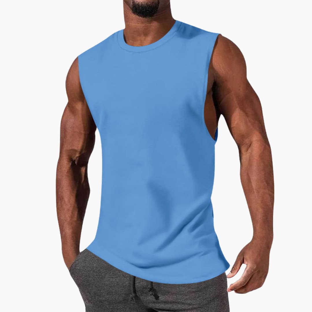 Heren Tanktop | Straight | Mouwloos | Zomer