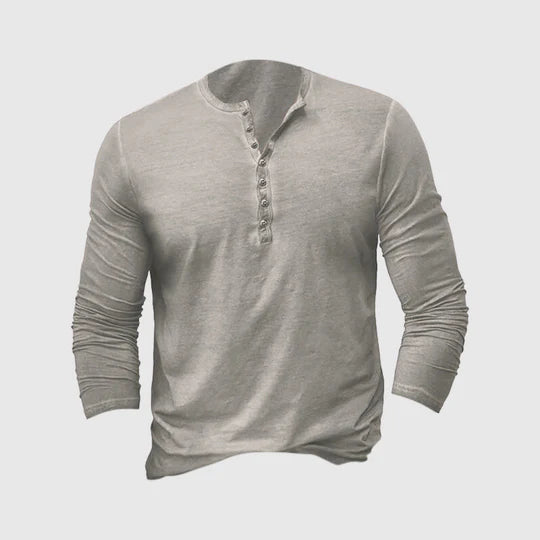 Heren Shirt | Straight | Lange Mouw | Zomer
