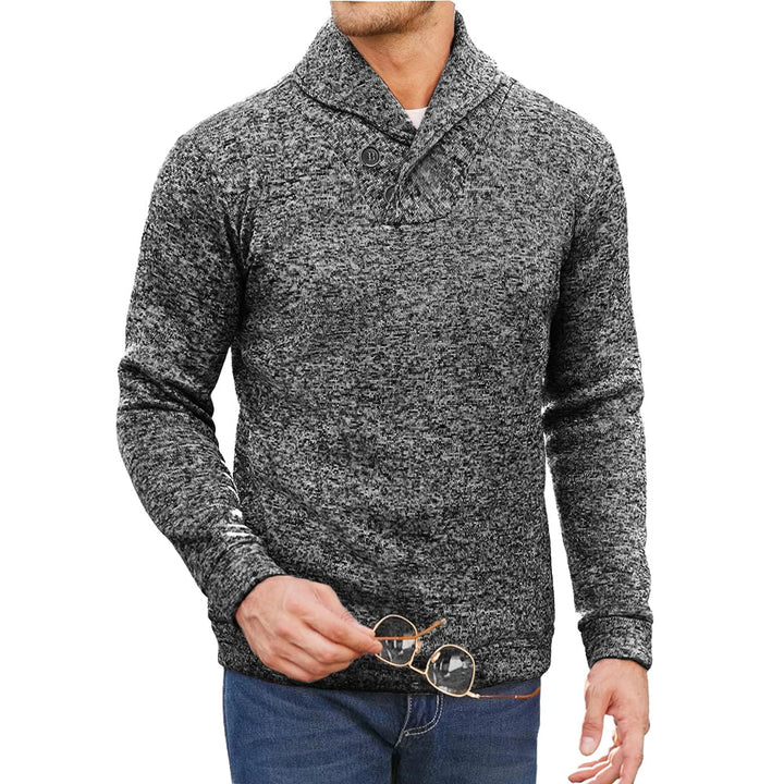 Elegante coltrui met verfijnd knoopdetail en tijdloze verfijning voor heren | Jelte