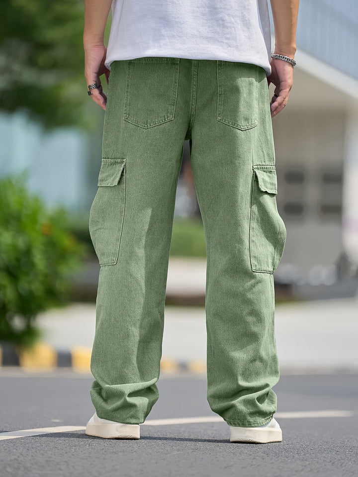 Heren Jeans | Losse pasvorm | Multi-Zakken | Premium Denim | Barrel Model