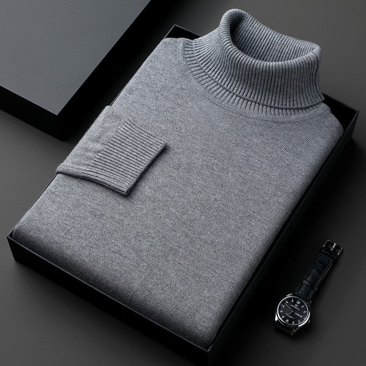 Truien Heren | Luxe Coltrui | Sweater met Fijngebreide & Zachte Textuur