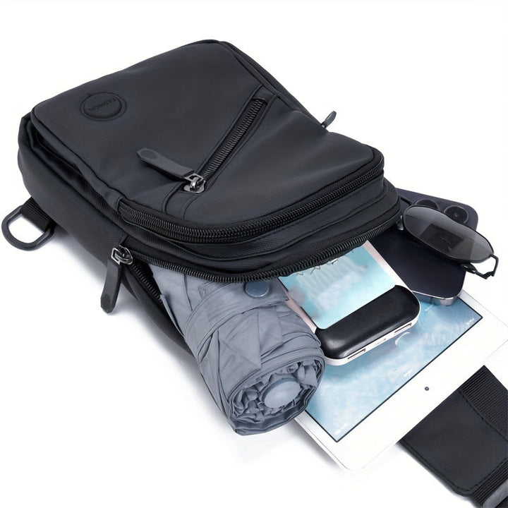 Heren Borsttas | Trendy & Multifunctioneel | Voor Studenten & Outdoor | Oxford Stof