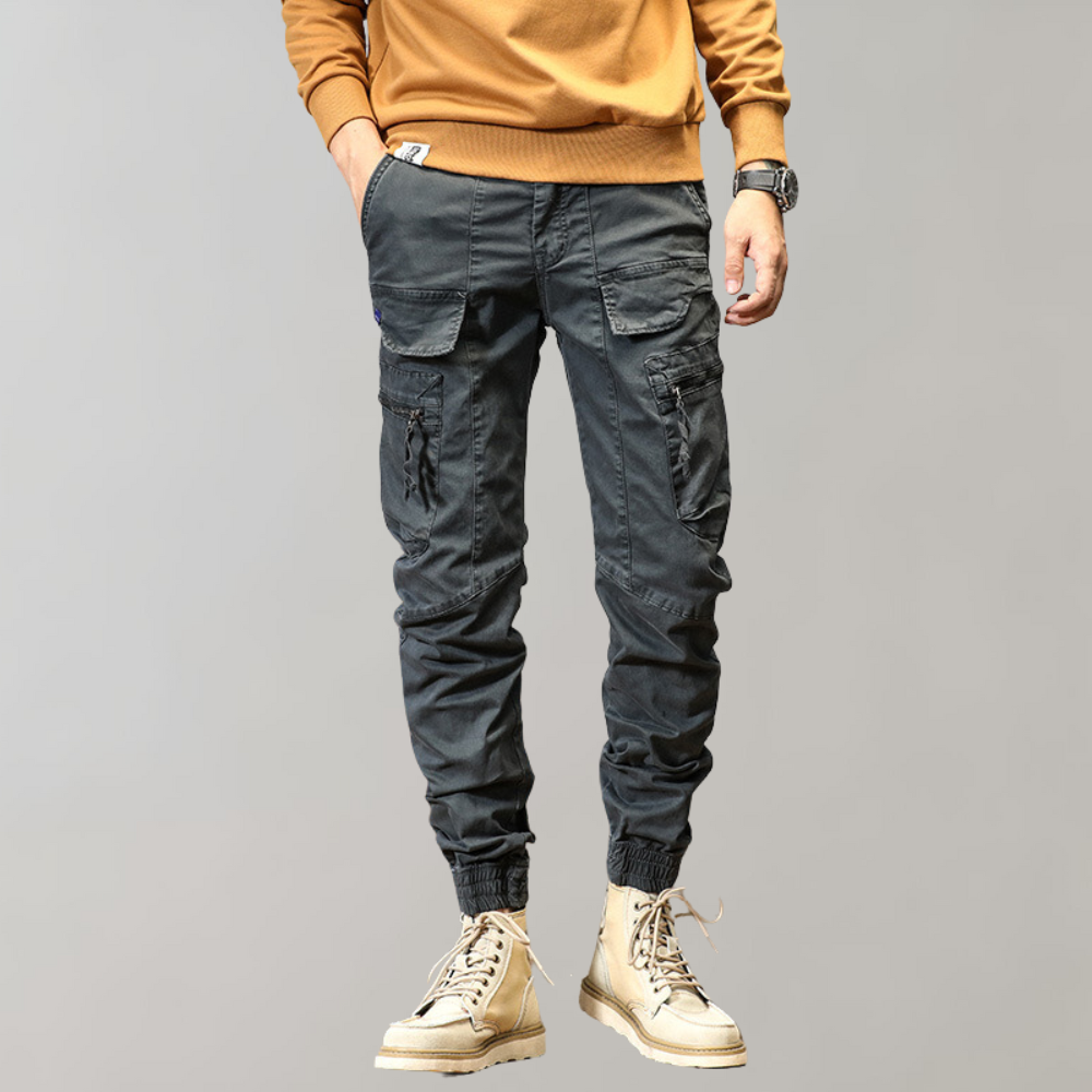 Heren Cargo Jogger | Multi-Pocket & Tactical | Techwear Katoen | Outdoor Kleding