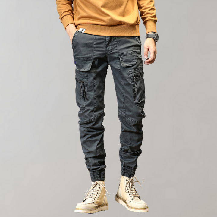 Heren Cargo Jogger | Multi-Pocket & Tactical | Techwear Katoen | Outdoor Kleding