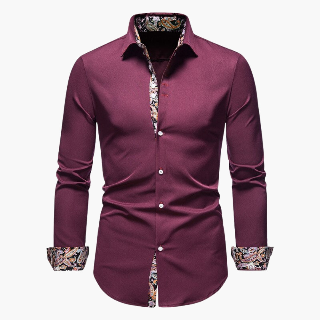 Heren Shirt | Slimfit | Met Knoopjes | Lente