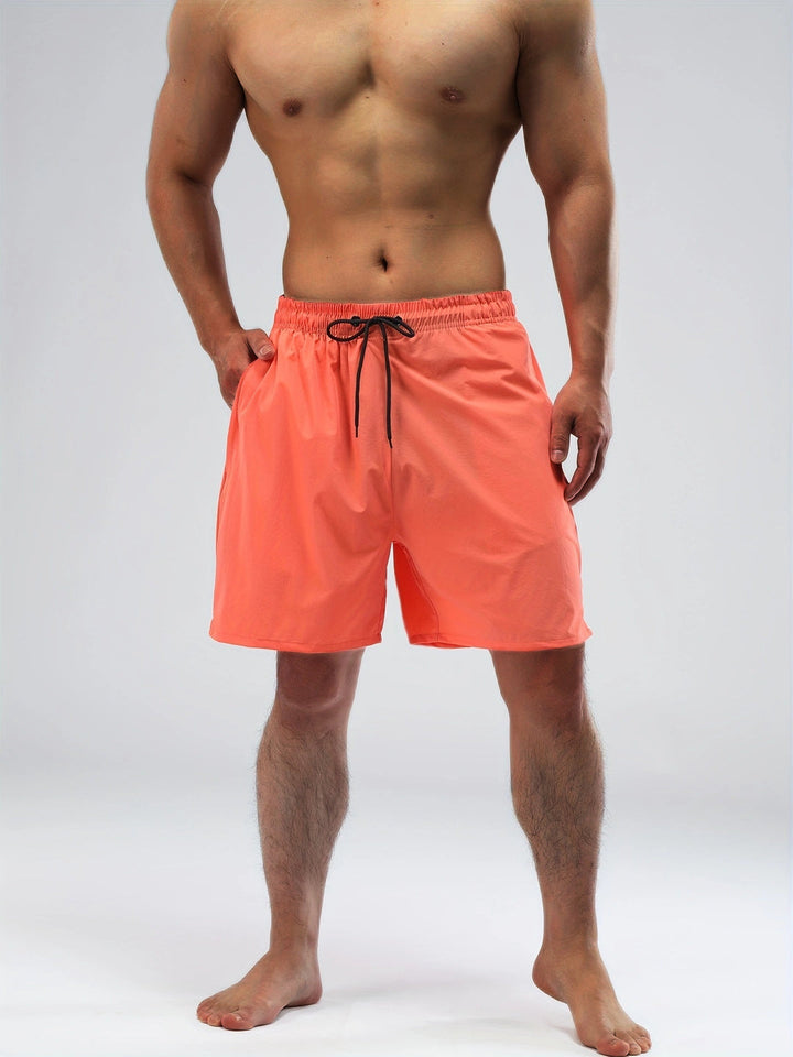 Heren Boardshort | Effenkleurig & Snel Droog | Mid-Stretch Pasvorm | Polyester
