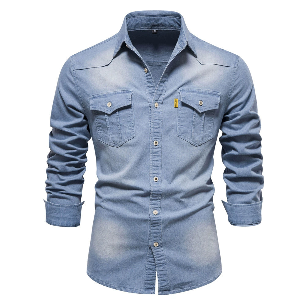 Heren Shirt | Slimfit | Lange Mouw |  Lange mouwen