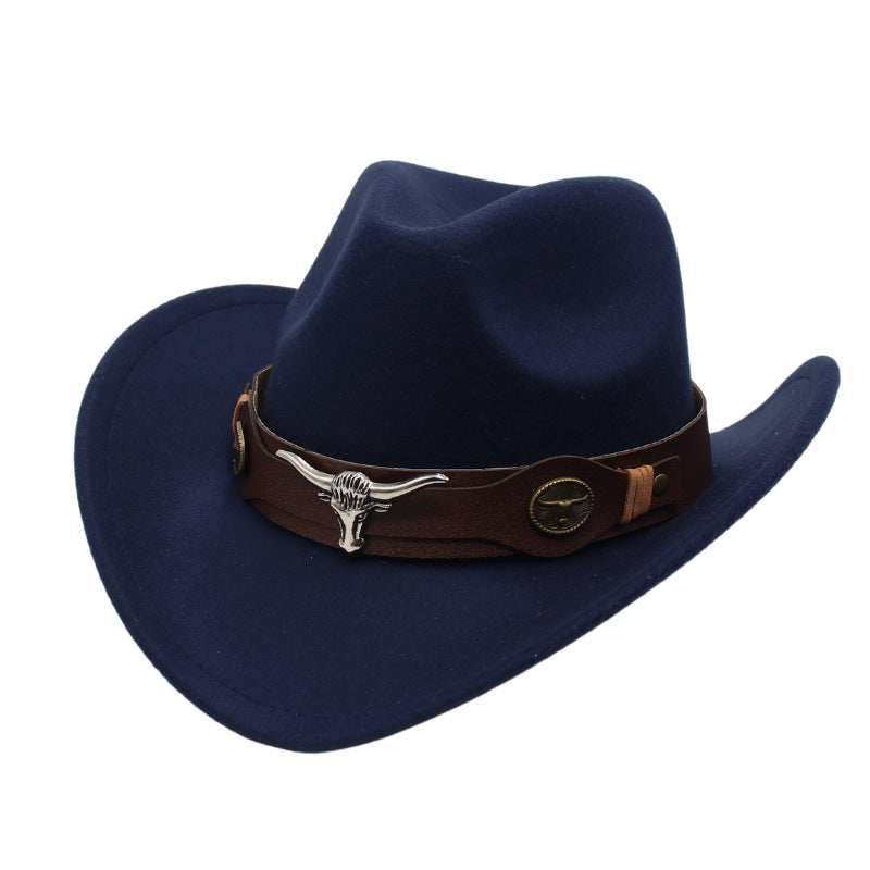 Cowboy Hoed | Klassiek Model | Vegan Leer & Gevlochten Kinband | Verstelbaar Design