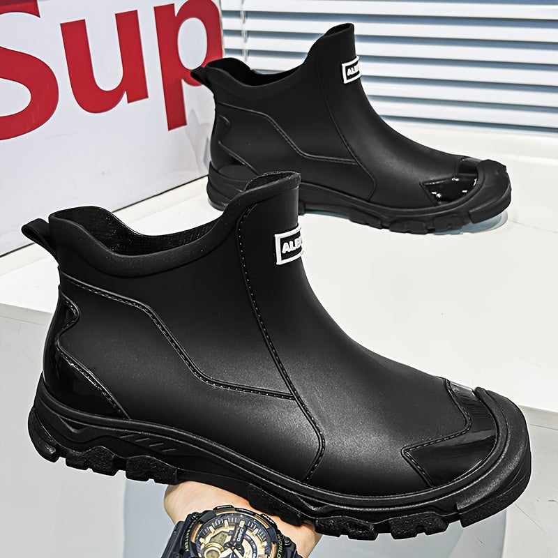Waterschoenen Heren | Slip-On Regenlaarzen | Waterproof & Antislip