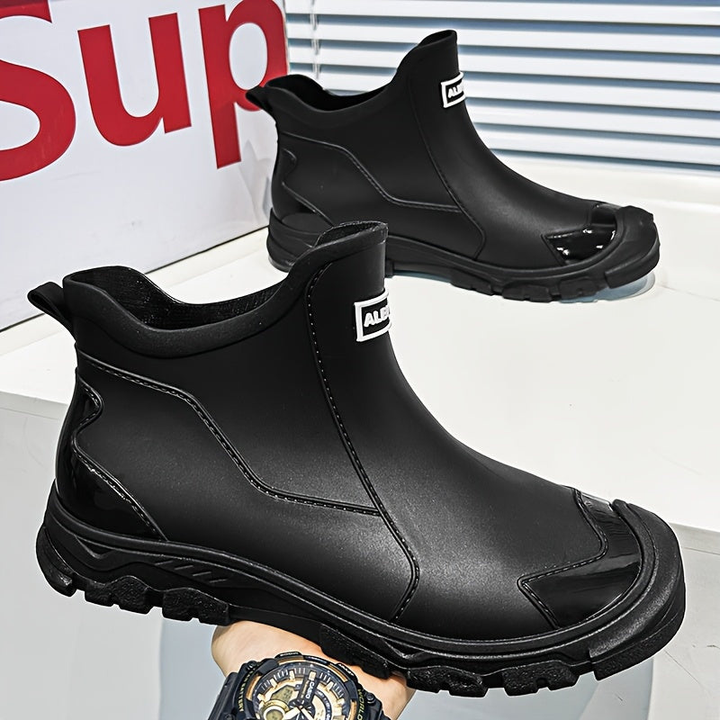 Waterschoenen Heren | Slip-On Regenlaarzen | Waterproof & Antislip