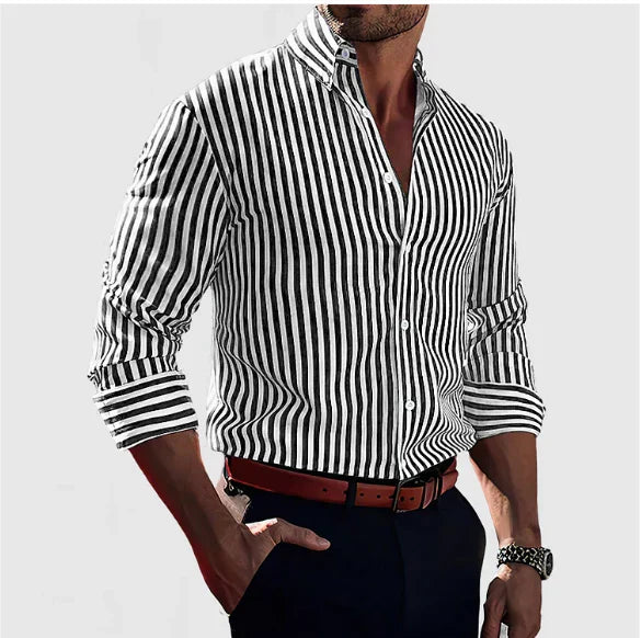 Heren Shirt | Slimfit | Met Knoopjes | Zomer