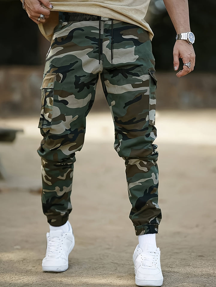 Heren Camouflage Cargobroek | Multifunctioneel voor Wandelen & Outdoor