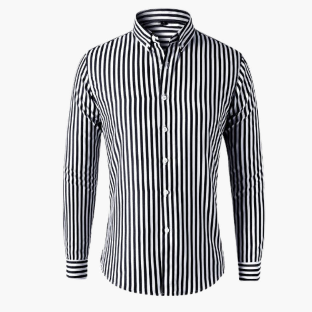 Heren Shirt | Slimfit | Lange Mouw | Zomer