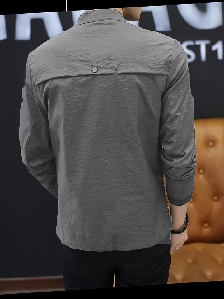 Heren Slim Fit Jas | Stijlvol & Modieus | Button-Down | Lente & Herfst