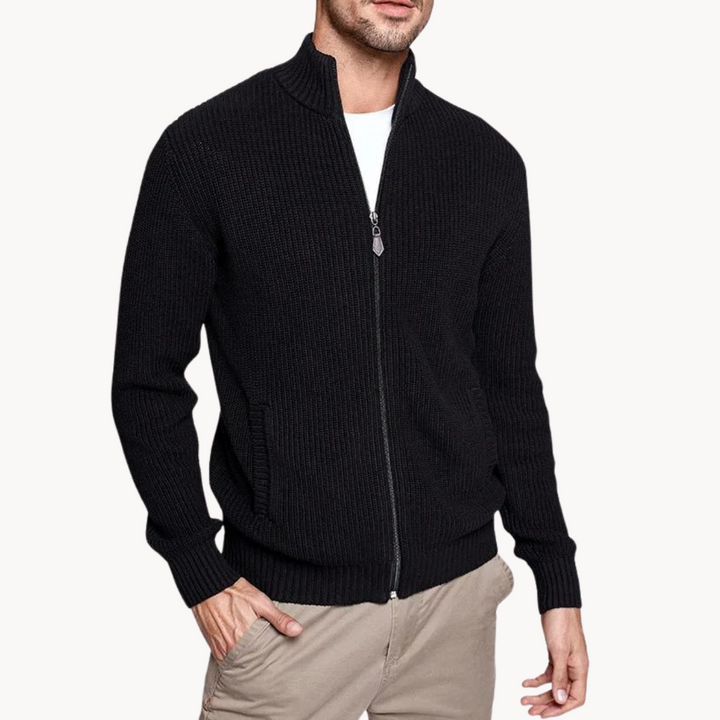 Casual Zip trui voor heren voor moeiteloos comfort en veelzijdige stijl | Jace