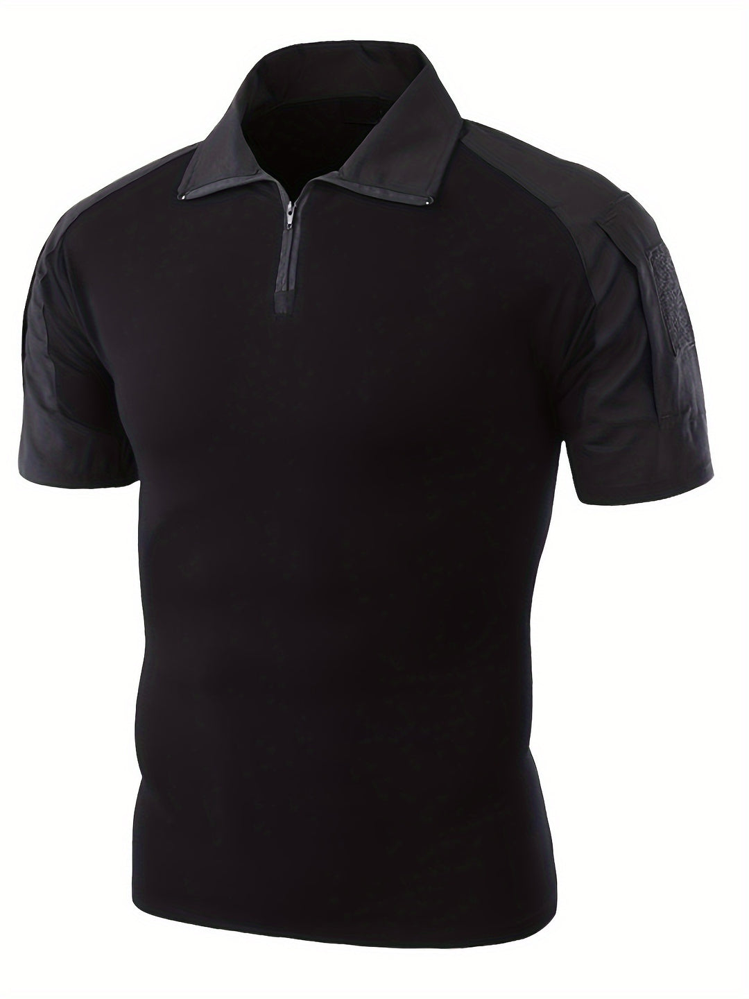 Heren T-shirt met Reverskraag | Camouflageprint & Casual | Korte Mouwen voor Zomer & Buiten
